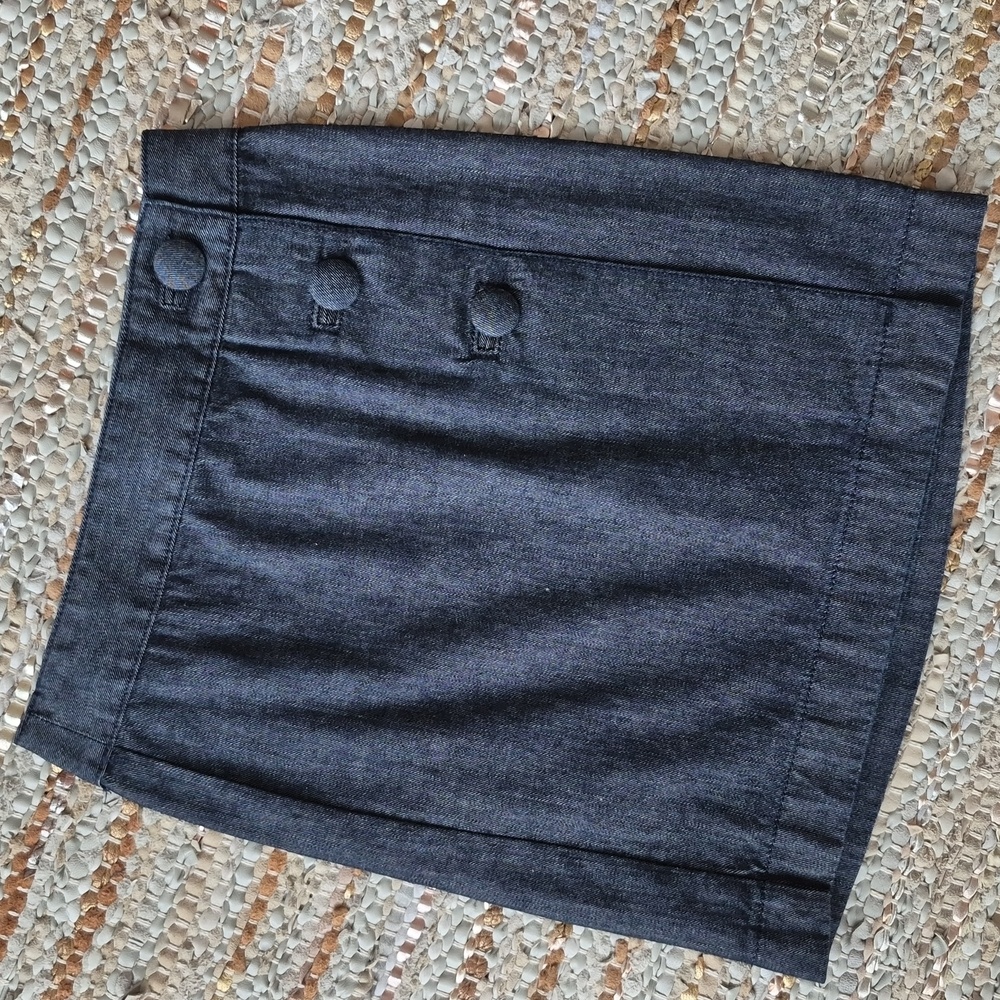 Button denim Skirt